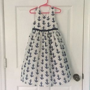 100% Cotton Anchor dress nautical cruise